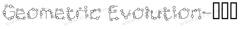 Geometric Evolution字体转换